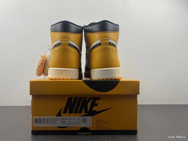 Kick Theory Air Yellow High Jordan Toe 555088-711 OG 1 0729